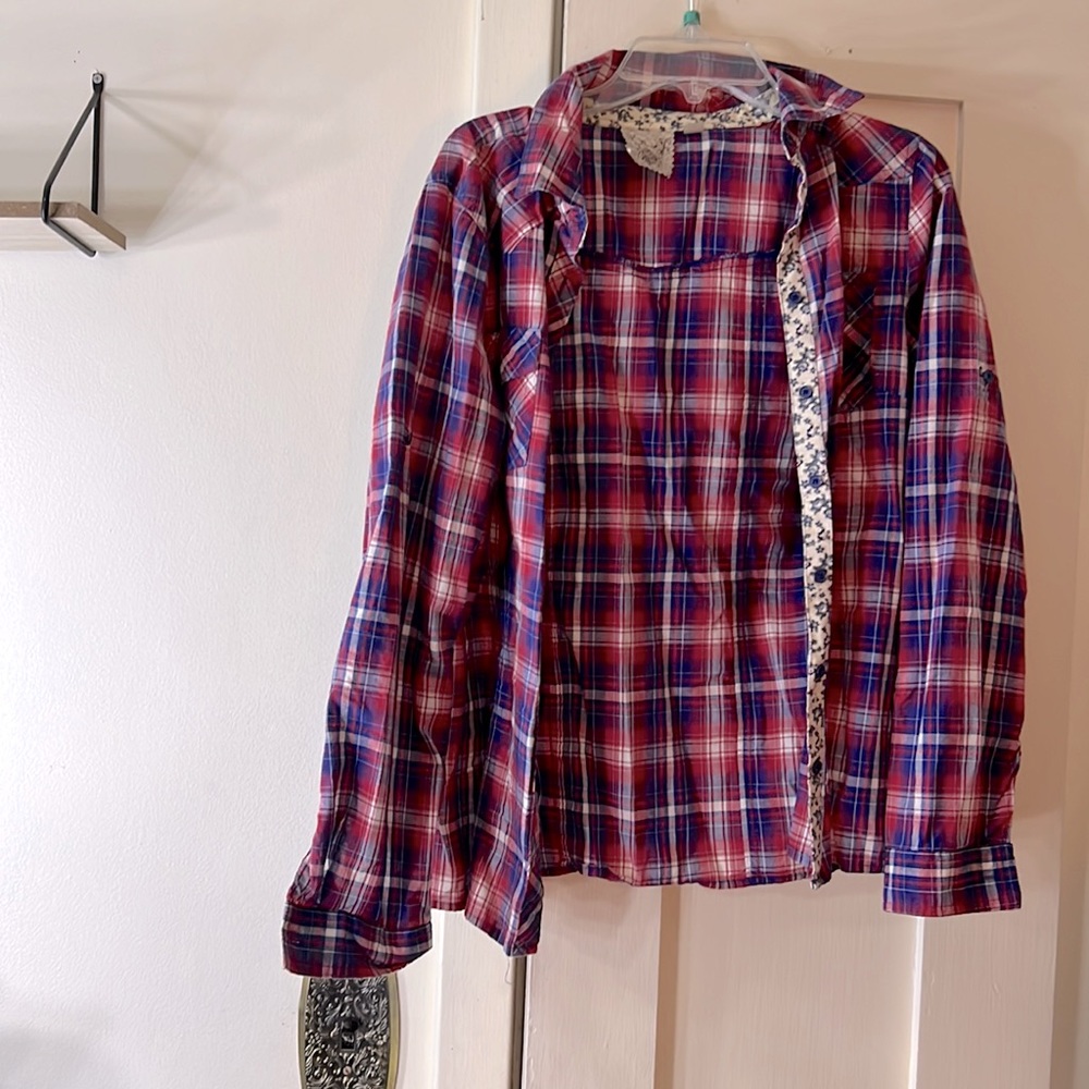 Plaid button up